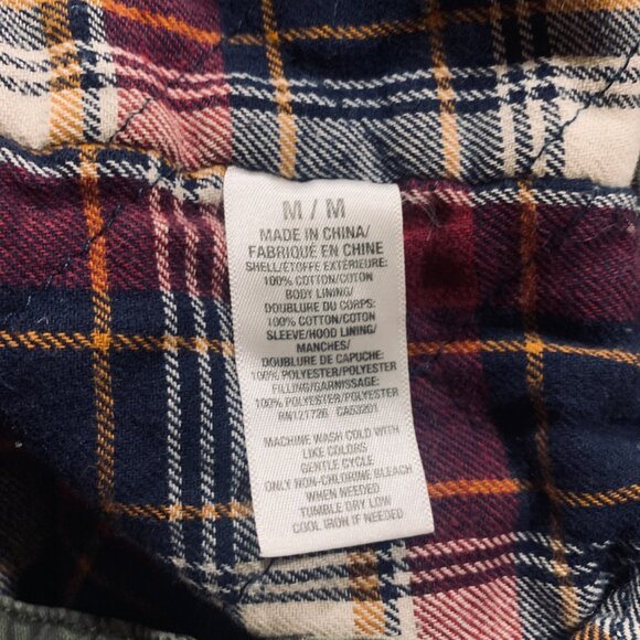 Prince & Fox Womens Green Quilted Hooded Utility Jacket M - Picture 12 of 13